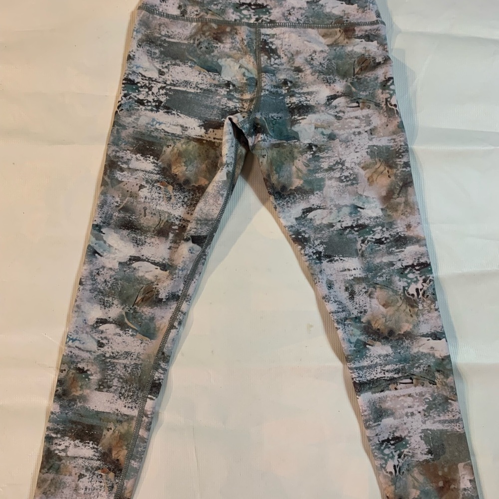 Evolution And Creation Active Tie Dye Yoga Fitness Leggings Pants Size Small